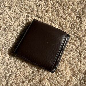 Louis Vuitton Men’s Bifold Epi Leather Brown Wallet